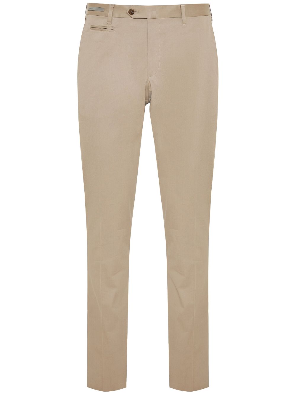 Corneliani Plooibroek met toelopende pijpen Beige