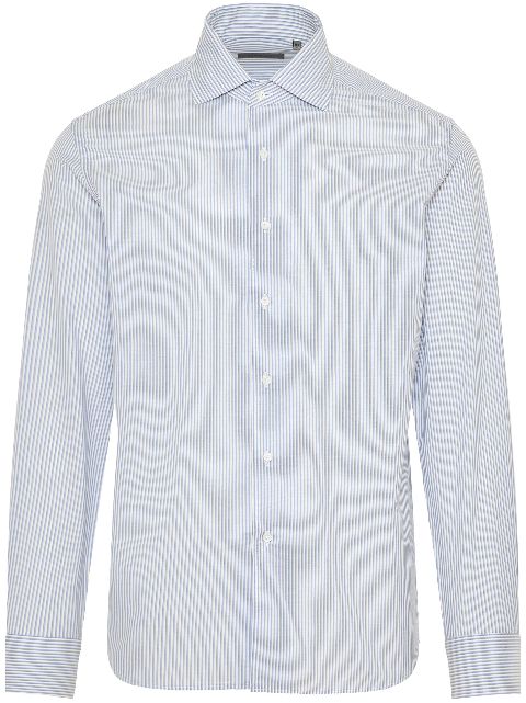 Corneliani striped poplin shirt