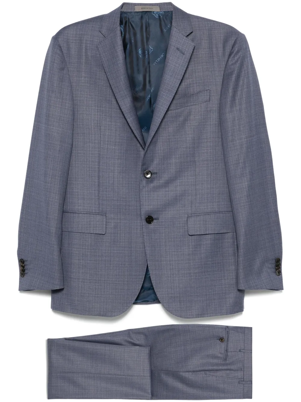 virgin-wool suit