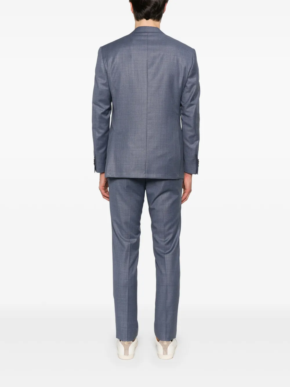 Corneliani Virgin-wool Suit In Blue