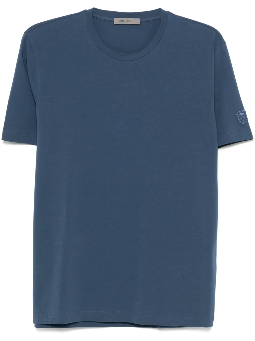 Corneliani ロゴ Tシャツ - ブルー Corneliani ロゴ Tシャツ - ブルー