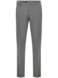 Corneliani pressed-crease wool trousers - Grey