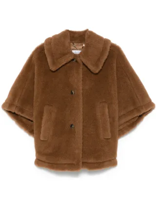 Max Mara Tenebre Cape | Brown | FARFETCH