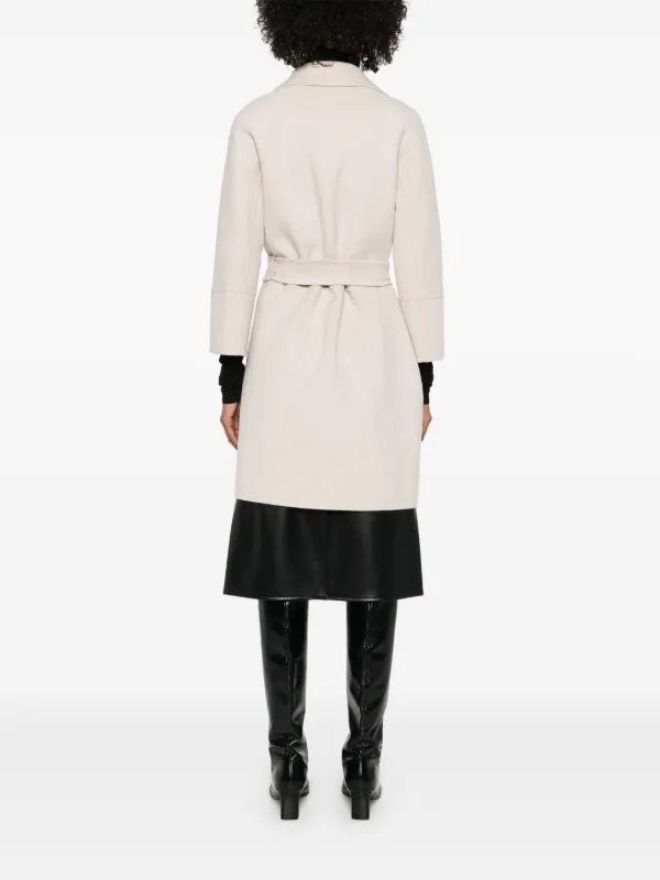 S Max Mara ベルテッド コート | ニュートラル | FARFETCH JP