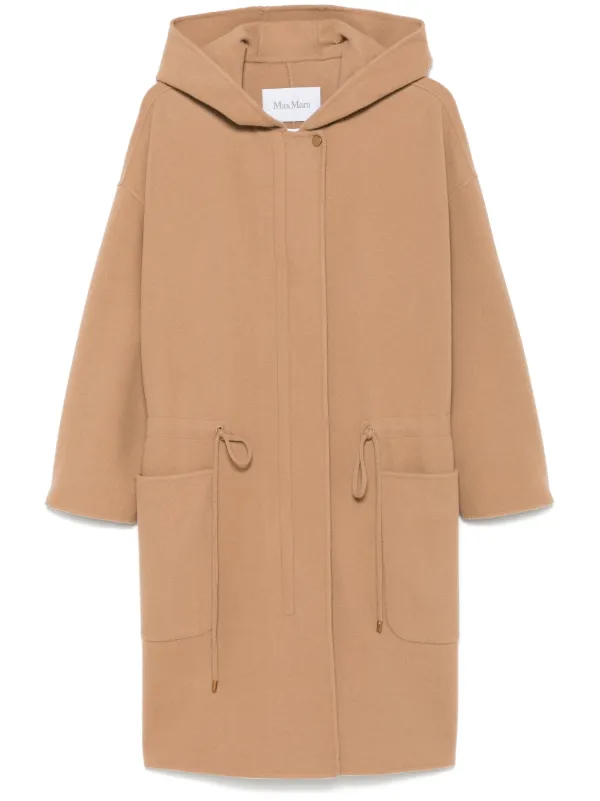コート MAX MARA 'Miele' coat Brown Max Mara Miele Coat | Brown | FARFETCH