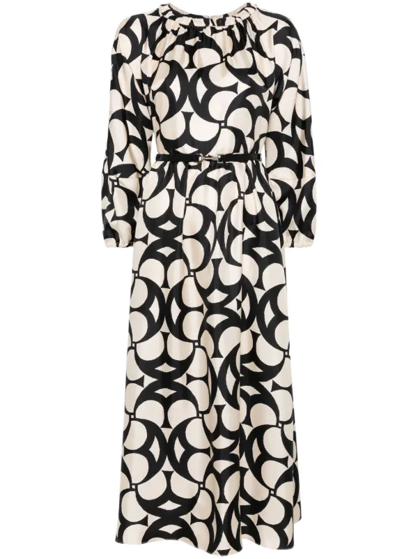 Max Mara - Max Mara マックスマーラ ワンピース シルク 花柄