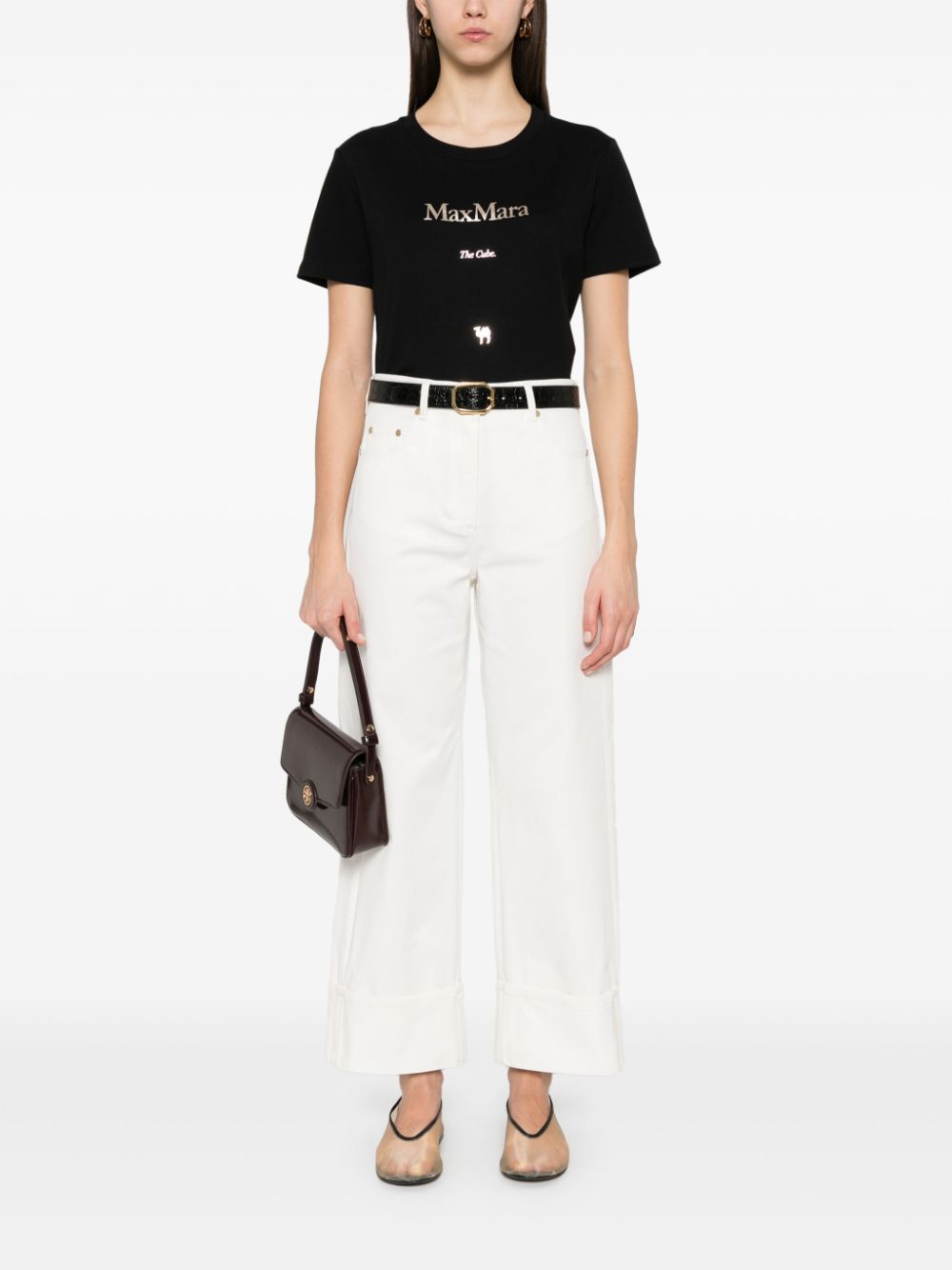 'S Max Mara Quieto T-shirt - Zwart