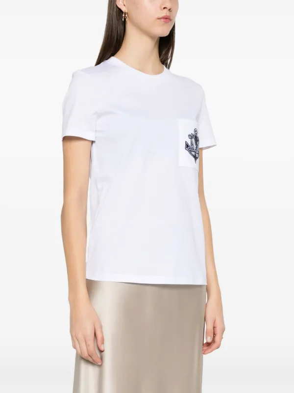 Max Mara acacia ジャージーTシャツ 新品タグ付き Max Mara Acacia Tシャツ | ホワイト | FARFETCH JP