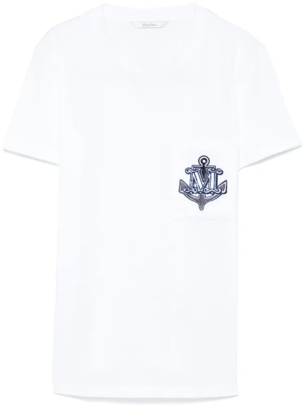Max Mara acacia ジャージーTシャツ 新品タグ付き Max Mara Acacia Tシャツ | ホワイト | FARFETCH JP