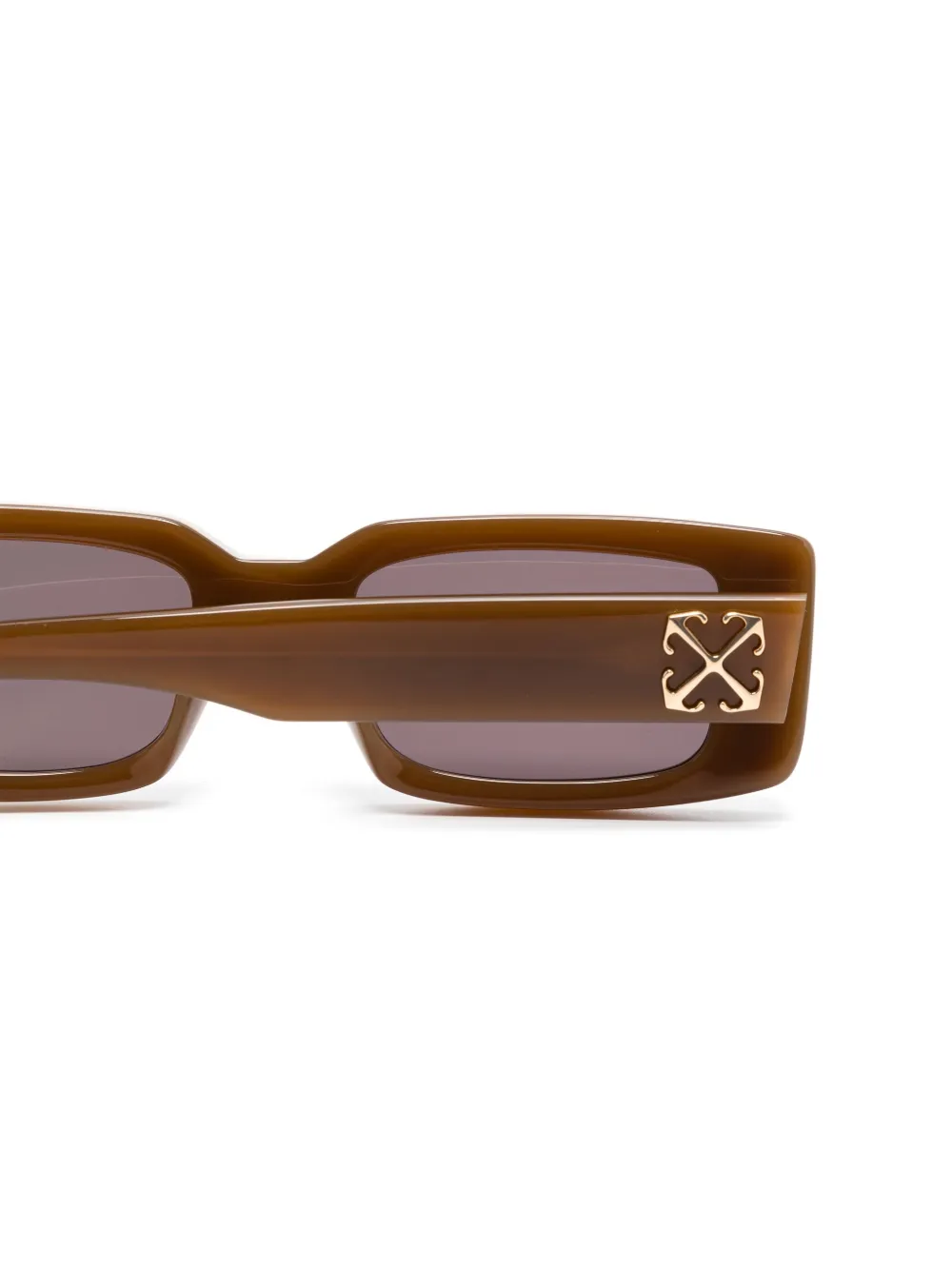 Off-White Eyewear Arthur zonnebril Bruin