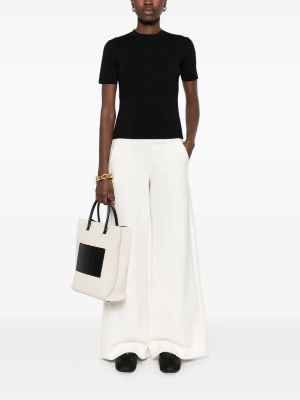 【国内即発】Max Mara SEGALE セガレ ビスコース Max Mara Segale Tシャツ | ブラック | FARFETCH JP