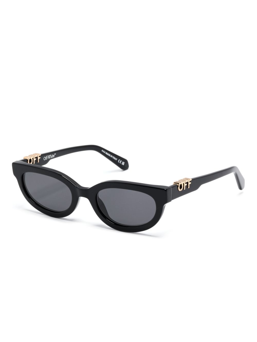 Off-White Zonnebril met cat-eye montuur - Zwart