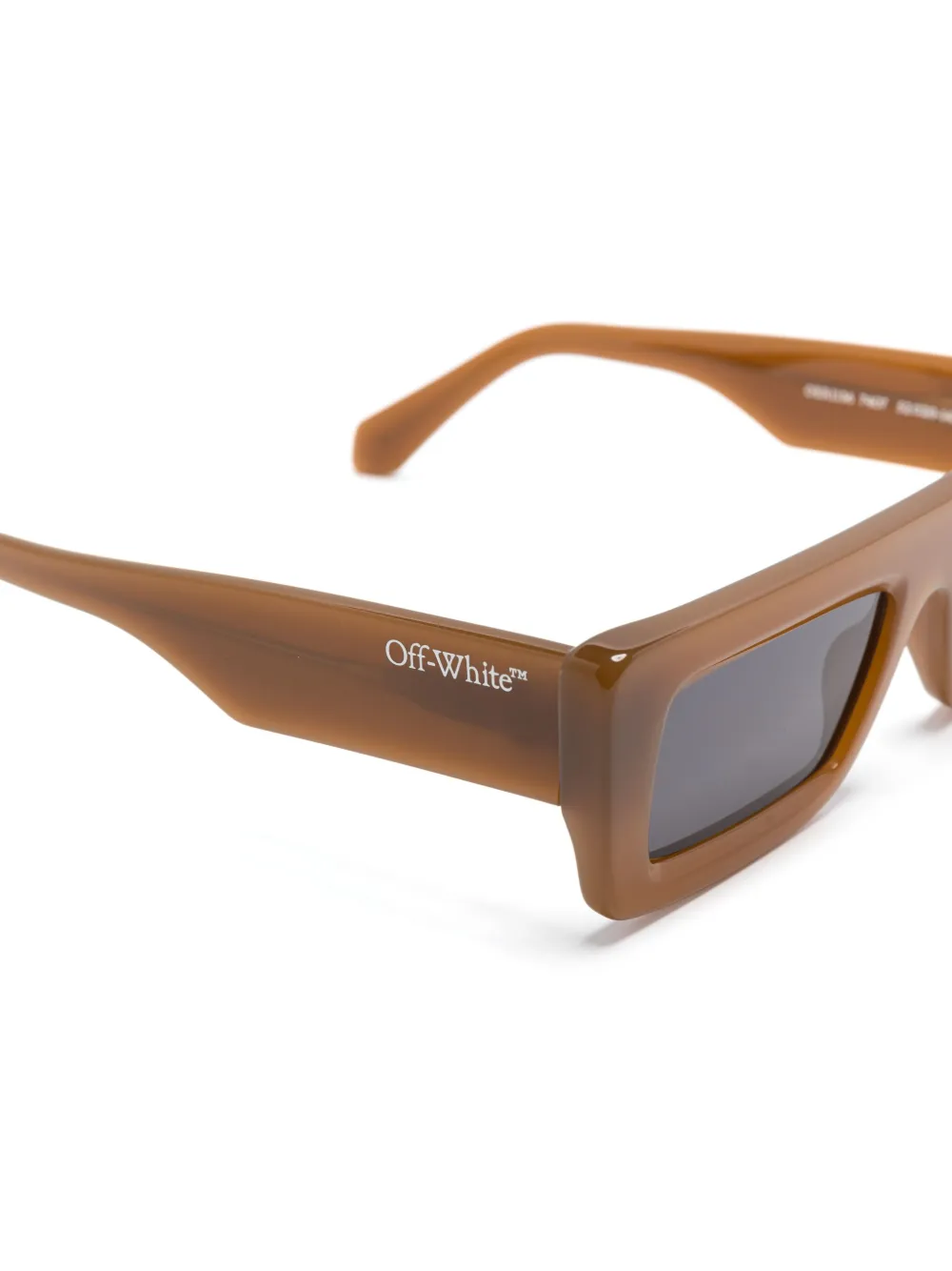 Off-White Ontario zonnebril Bruin