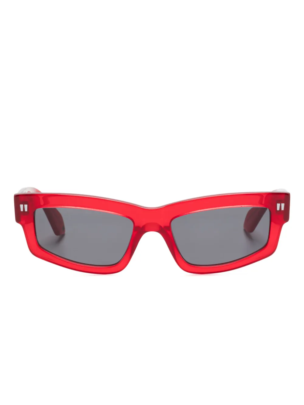 Off-White Miramar sunglasses - Rosso