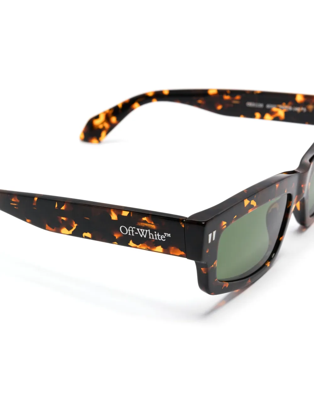 Off-White Miramar zonnebril Bruin