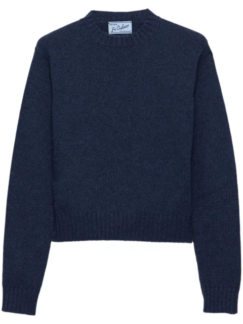 Prada ribbed Re-Cashmere sweater
