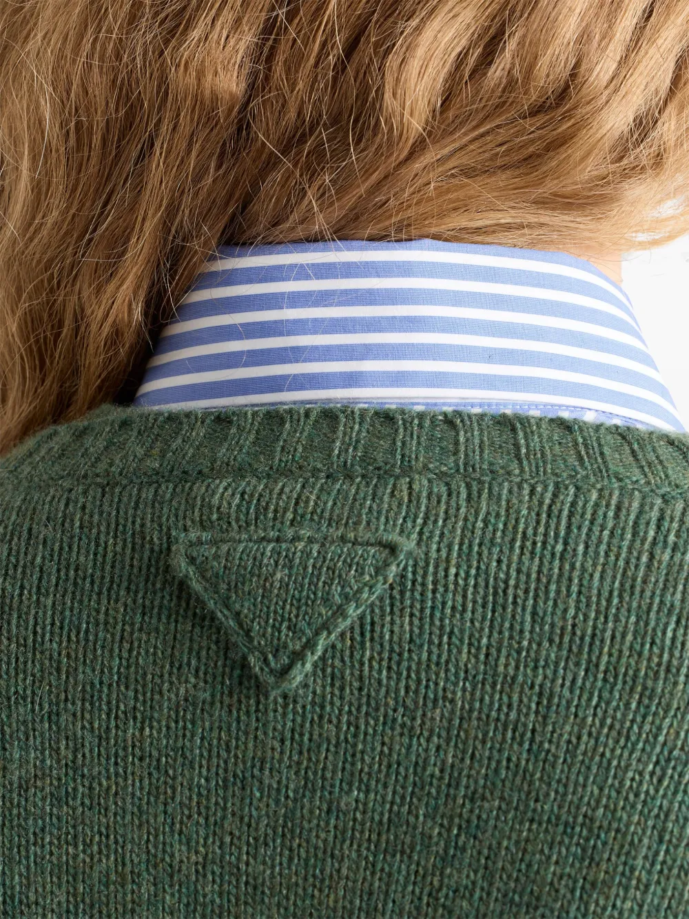 Prada Re-Cashmere vest Groen