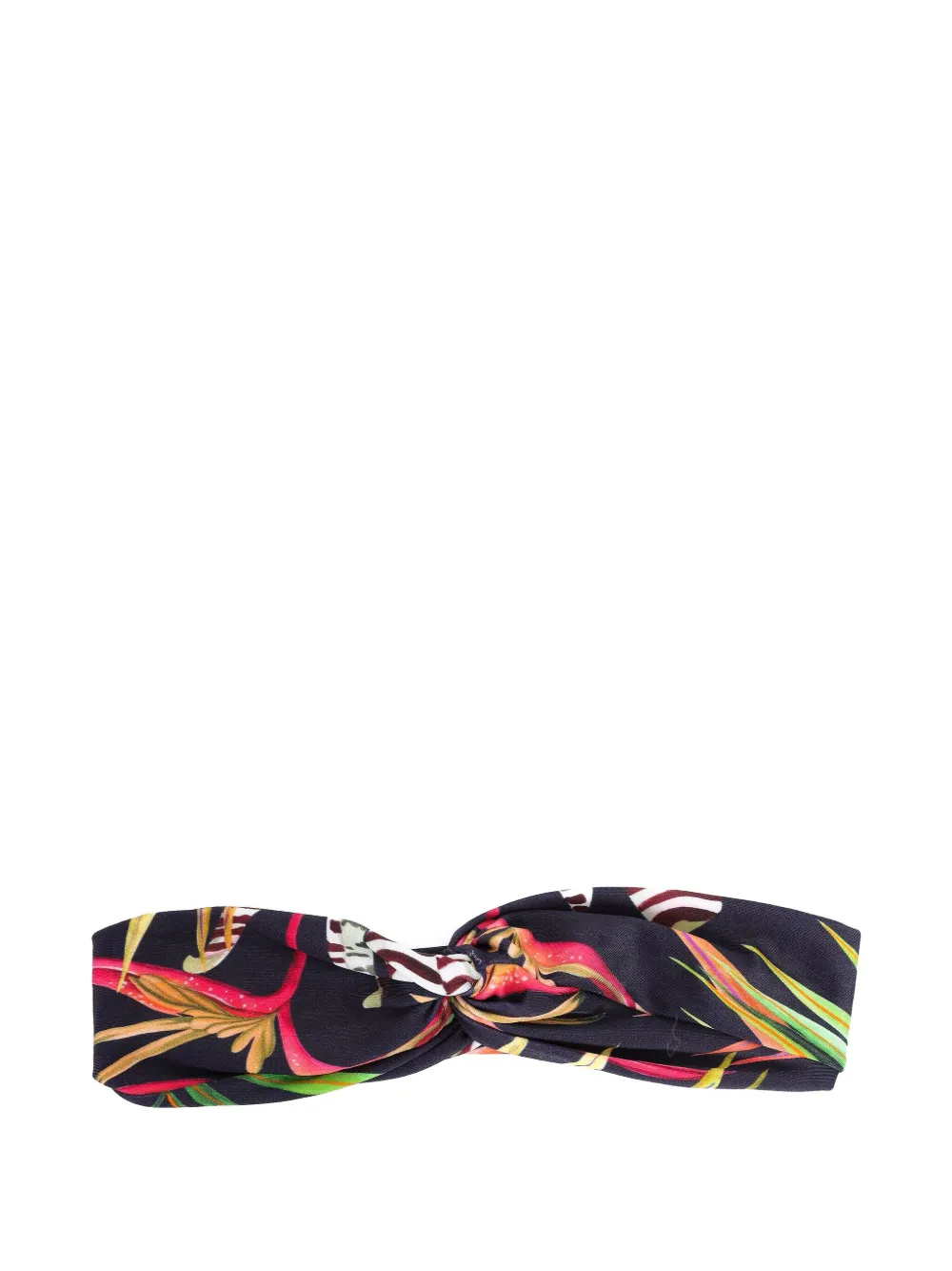 Lygia & Nanny Bethania twisted-floral headband Blauw