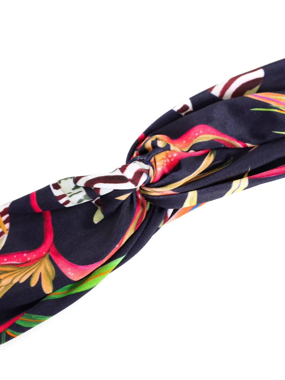 Lygia & Nanny Bethania twisted-floral headband Blauw