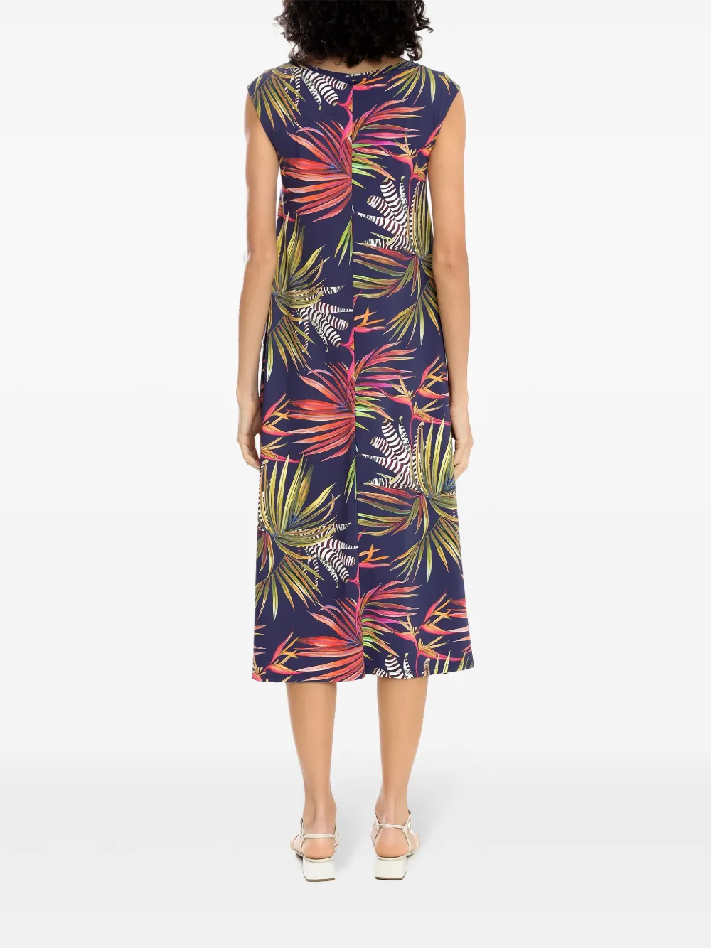 Lygia & Nanny Tiê Bio midi-jurk Blauw
