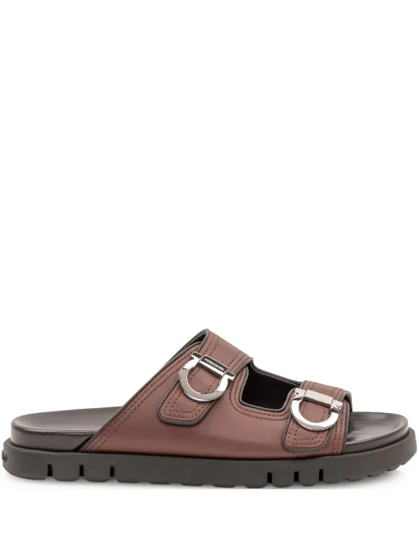 Ferragamo Colly Sandals | Brown | FARFETCH display picture 1
