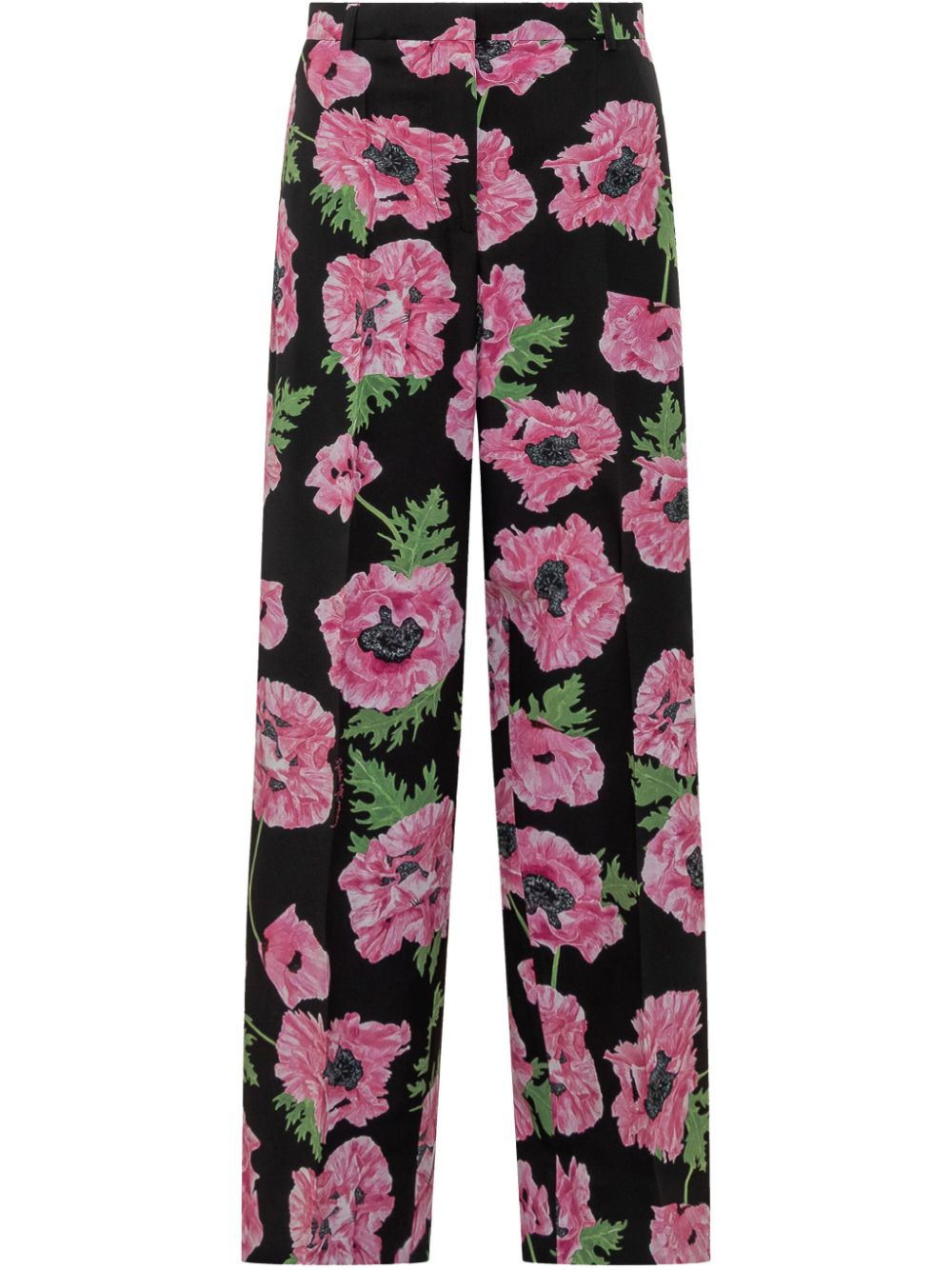 Stella McCartney Broek met bloemenprint Roze