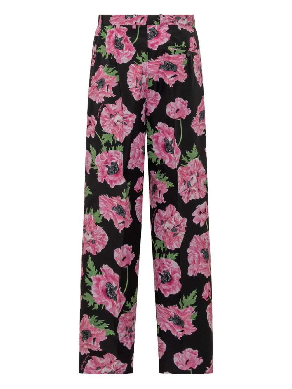 Stella McCartney Broek met bloemenprint - Roze