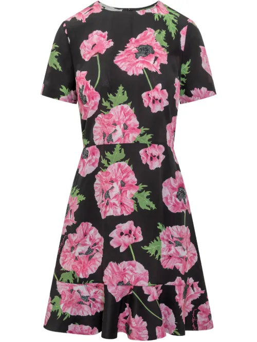 Robe courte à imprimé abstrait - Stella McCartney - Modalova