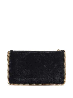 気品【Stella McCartney】ファラベラ スパンコール クラッチ Women シルバー ファラベラ スパンコール付き タイニー トート