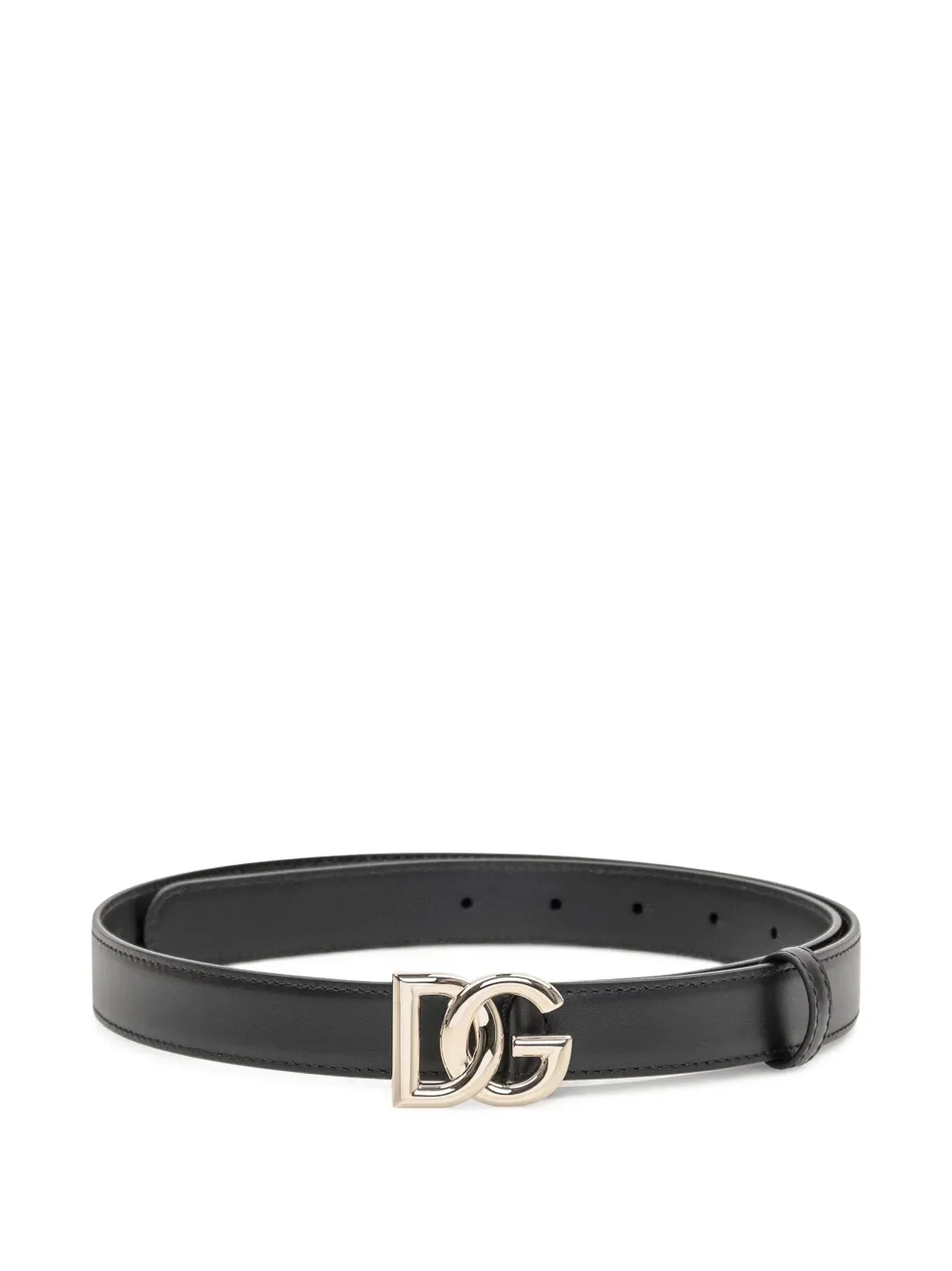 Dolce & Gabbana Riem met DG-gesp Zwart