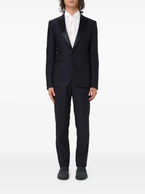 Emporio Armani Terno com abotoamento simples