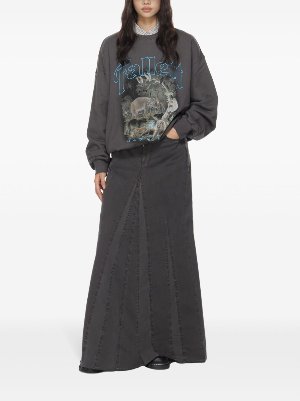 OUR LEGACY Rebel maxi-rok - Grijs