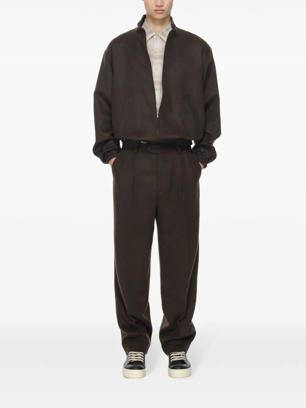 Auralee flannel bomber jacket | Bomber Jackets | Image 2