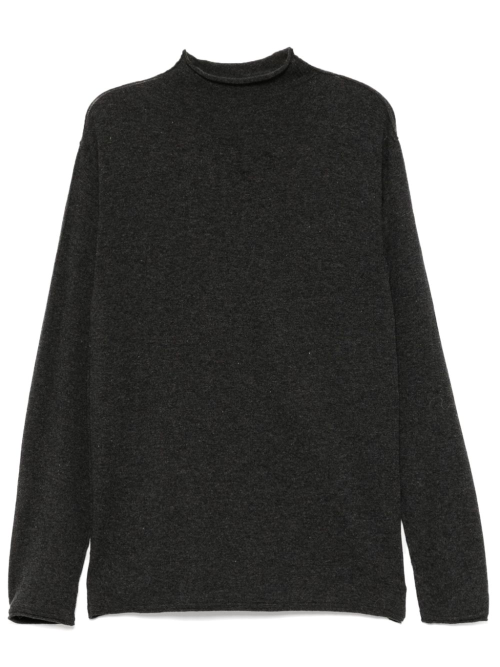 mock-neck jumper