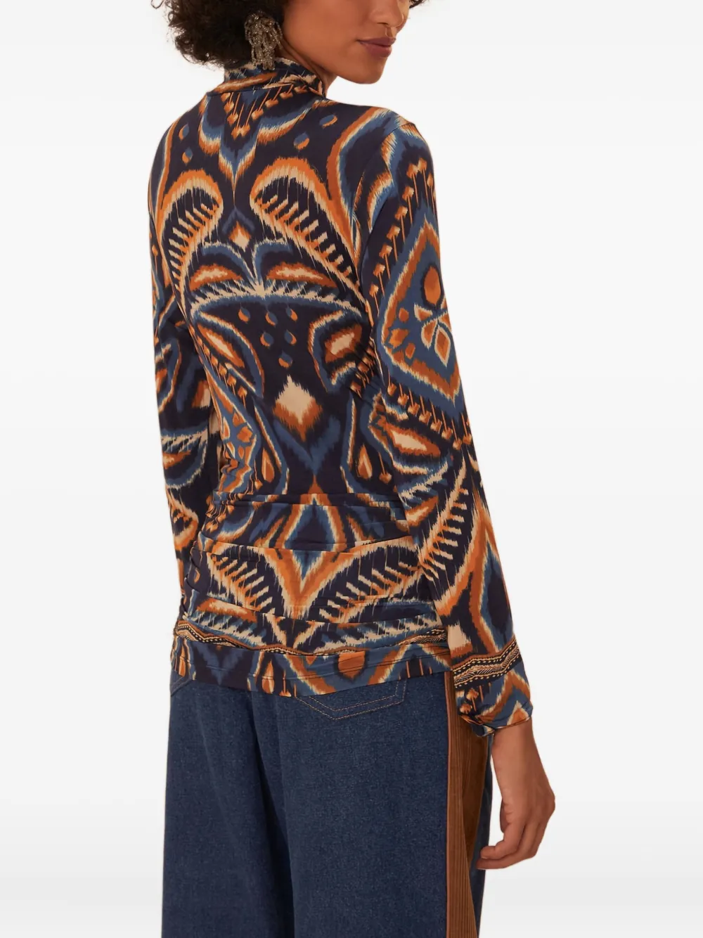 FARM Rio geometric-pattern turtleneck top | T-Shirts & Jersey Shirts | Image 2