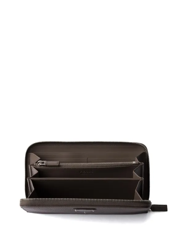 PRADA 折り財布 グレー ブラック Prada 二つ折り財布 | グレー | FARFETCH JP