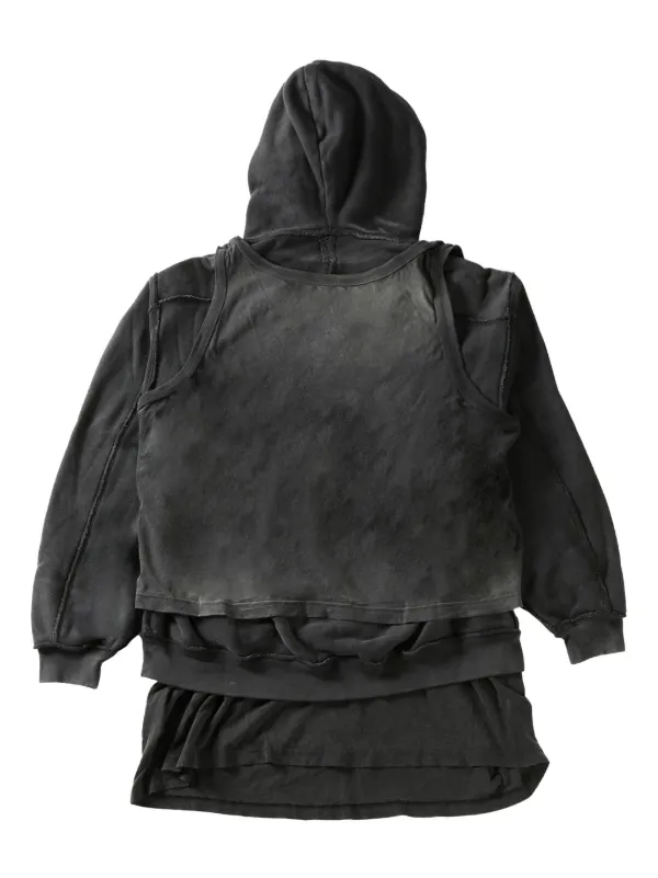 Alexander Wang Distressed Hoodie | Black | FARFETCH