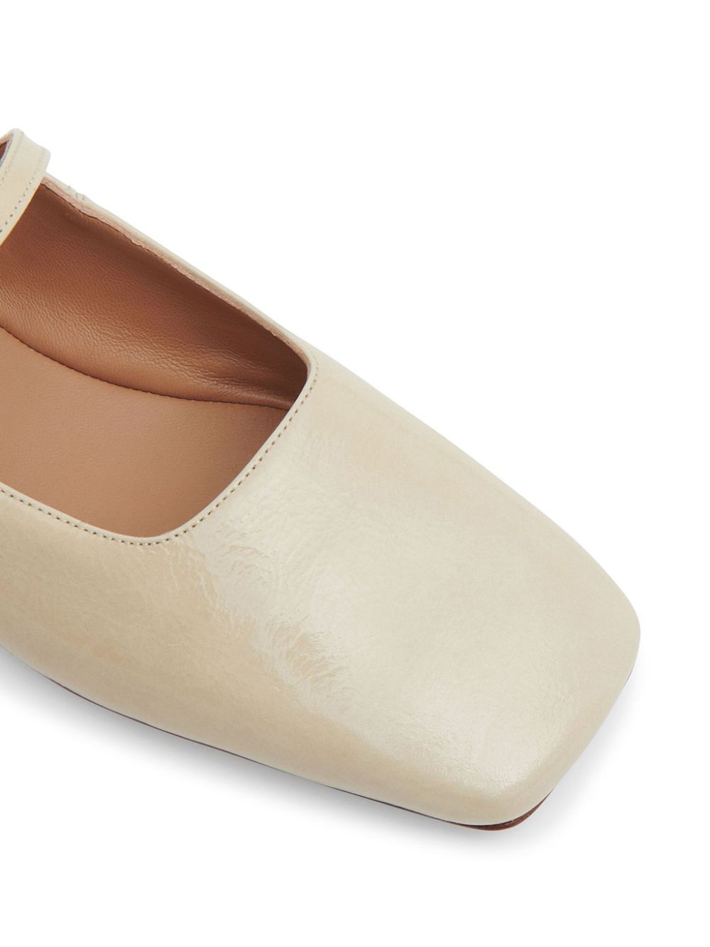 Mansur Gavriel Mary Jane ballerina's Beige