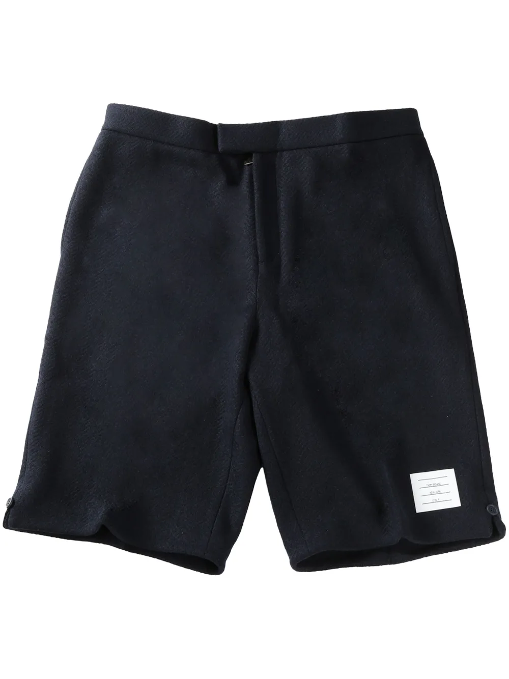 Thom Browne logo-appliqué bermuda shorts - ブルー Thom Browne logo-appliqué bermuda shorts - ブルー
