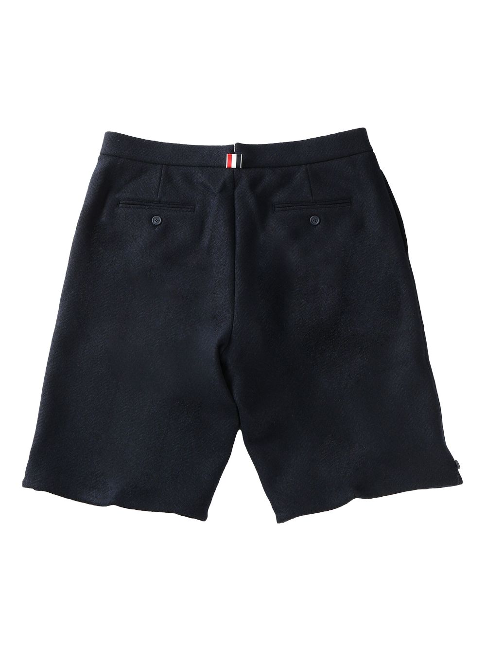 Thom Browne logo-appliqué bermuda shorts - Blauw