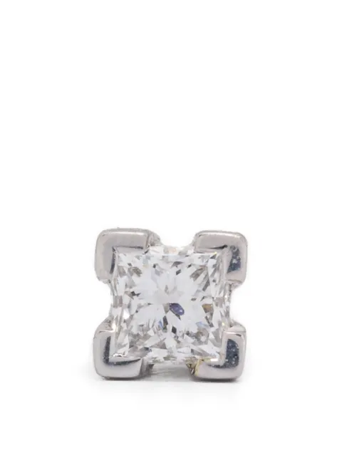 Maria Black 14K white gold Modular diamond stud earrings