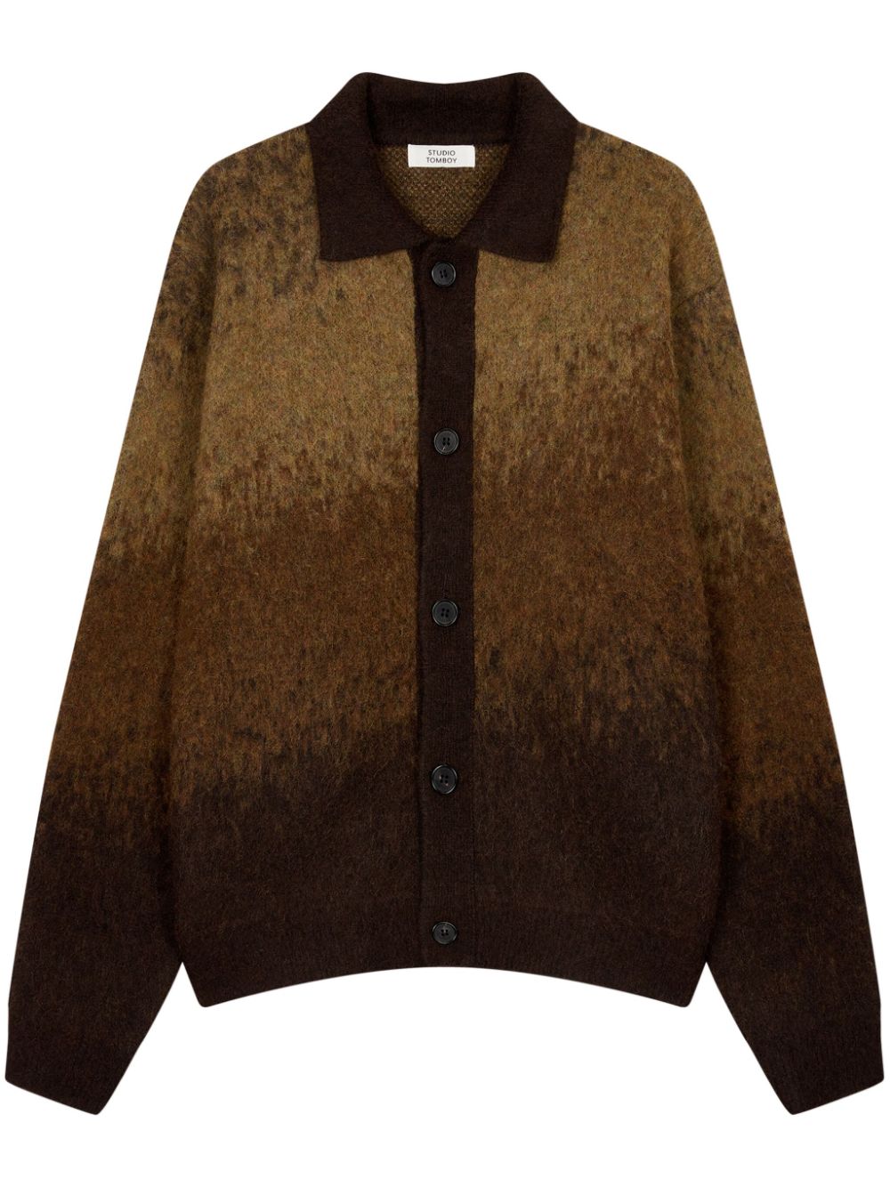 STUDIO TOMBOY Gradation cardigan - Brown