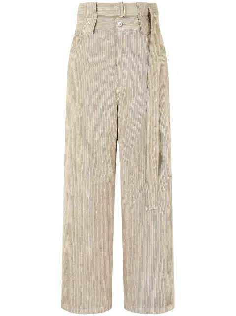 STUDIO TOMBOY pantalones de pana rectos