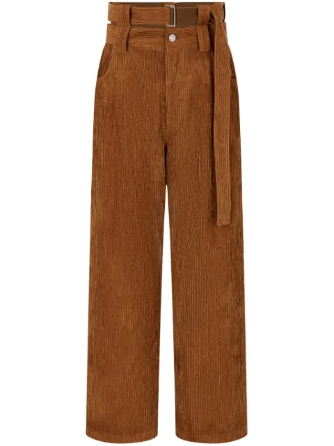 STUDIO TOMBOY wide-leg corduroy trousers 