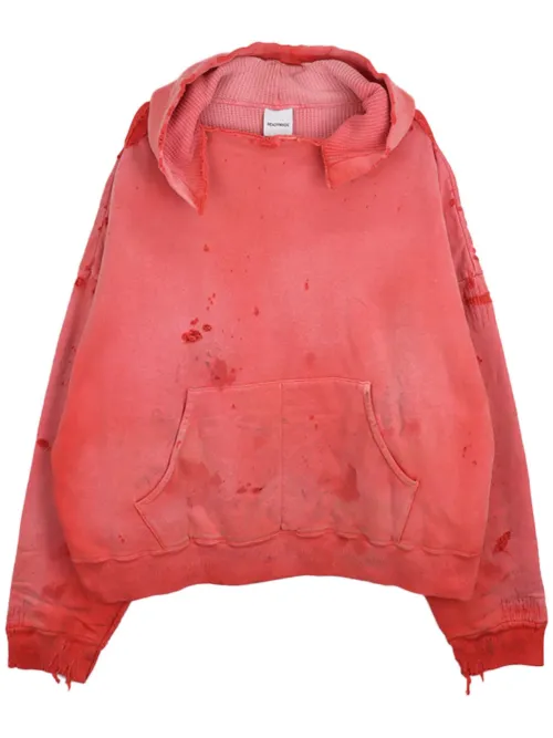Hoodie à effet usé - Readymade - Modalova