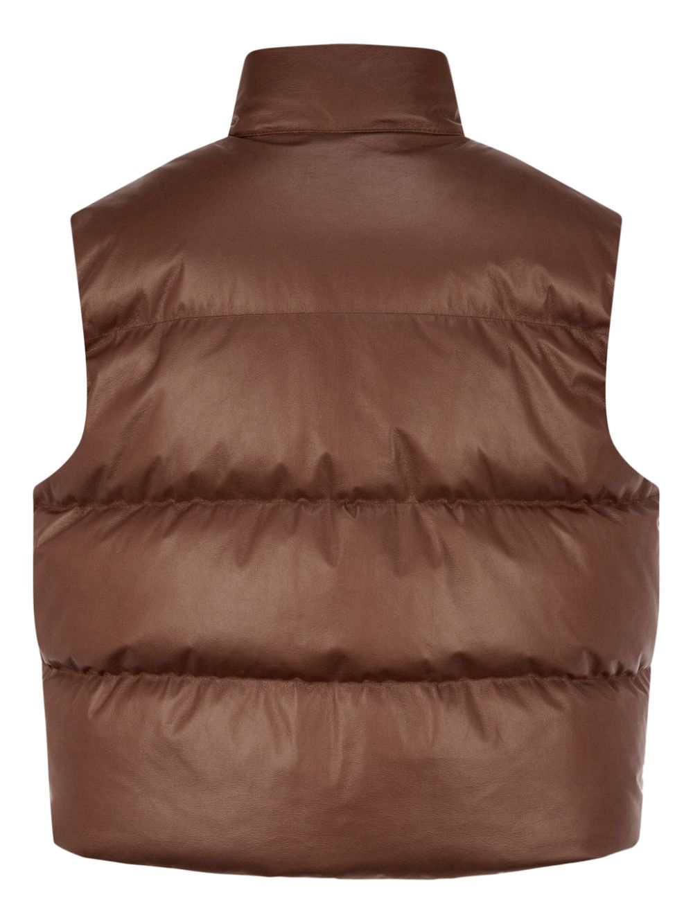 STUDIO TOMBOY Bodywarmer met drukknopen - Bruin