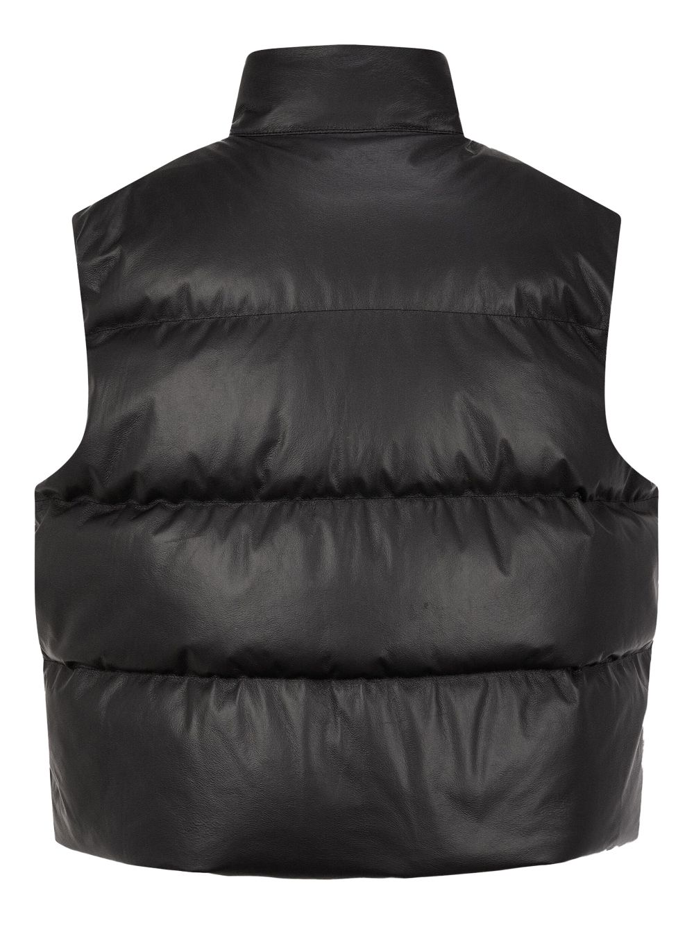 STUDIO TOMBOY Leren bodywarmer - Zwart