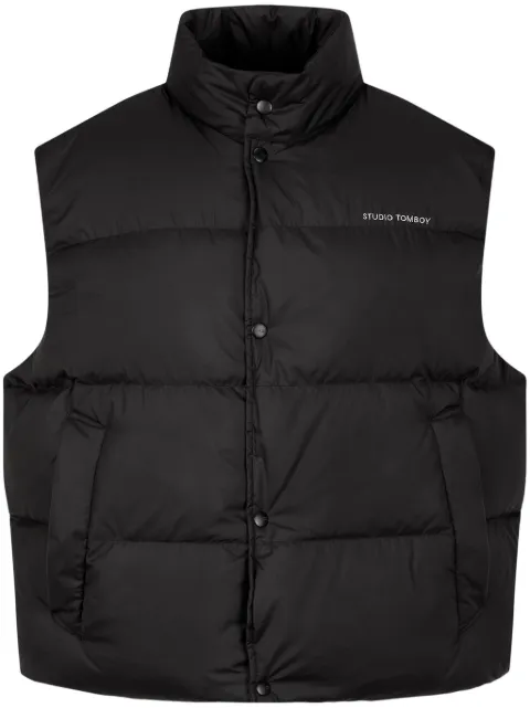 STUDIO TOMBOY press-stud down vest