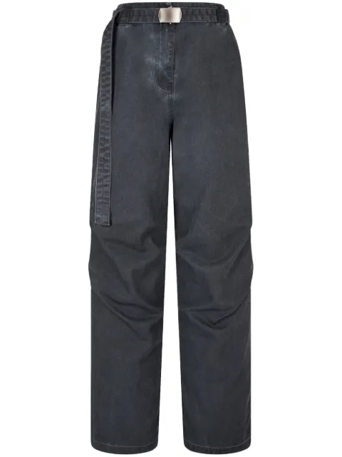 STUDIO TOMBOY wide-leg belted jeans