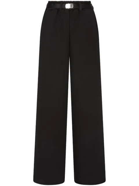STUDIO TOMBOY belted french-terry trousers